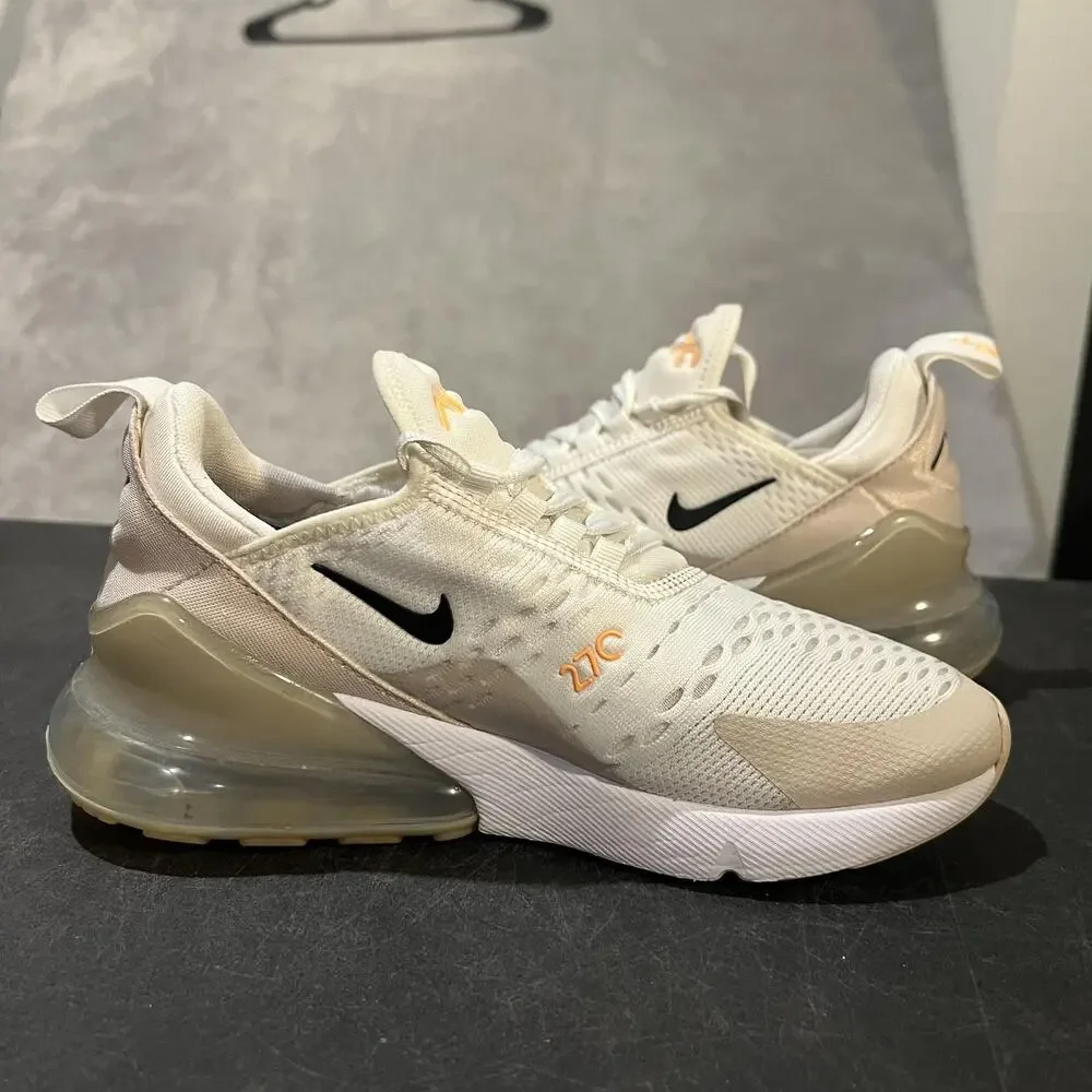 Nike Air Max 270 Shoes Womens 6.5 Desert Sand Peach DH3050-100 Running Sneakers - Picture 7 of 11